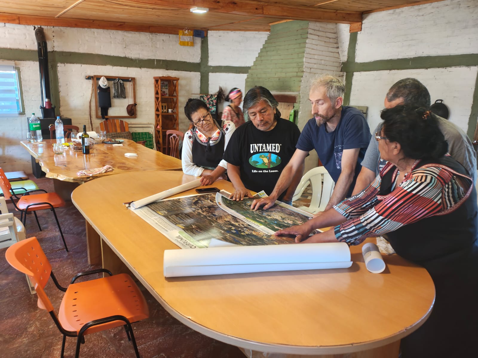 Lee más sobre el artículo Los mapas de Fvta Mawiza Puel Mapu llegaron a Newen Mapu, Fvta Xayen y Campo Maripe